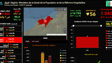 Photo of باتنة 59 إصابة ووهران و سطيف بـ 58 حالة… توزيع عدد الإصابات المؤكدة بالفيروس عبر الولايات