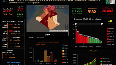 Photo of الوادي الأولى بـ 91 إصابة جديدة… توزيع عدد الإصابات المؤكدة بالفيروس عبر الولايات