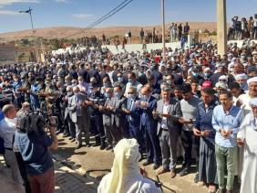 Photo of البيض: تشييع جنازة ضحايا حادث انفجار الغاز