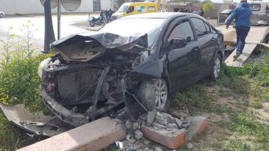 Photo of 5 جرحى في حادث سقوط عمود كهربائي إسمنتي على سيارة سياحية بالشلف 