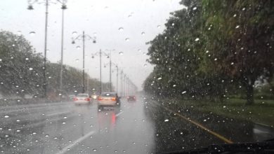 Photo of أمطار رعدية على عدة ولايات بوسط وشرق البلاد