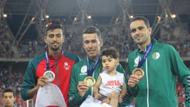 Photo of ثابتي بلال يهدي أول ميدالية ذهبية في سباق 3000 متر حواجز بوهران فيما تحصل زميله بوشيب هشام على برونزية السباق