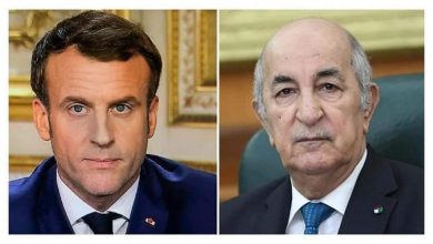 Photo of رئاسة الجمهورية: الرئيس تبون يحادث نظيره الفرنسي هاتفيا وكثير من اللبس تم إزالته بهذه المكالمة