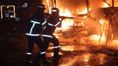 Photo of الحماية المدنية تخمد حريق مهول شب داخل مصنع لتهيئة الاسمنت بمستغانم