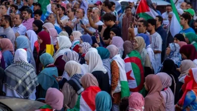 Photo of وقفة تضامنية بالجزائر العاصمة مع الشعب الفلسطيني
