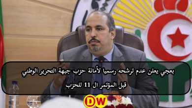 Photo of “بعجي” يعلن عدم الترشح مجددا لرئاسة أمانة حزب الأفلان