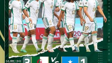 Photo of الخضر يحققون الفوز أمام ضيفهم الصومال .. الجزائر 3 – الصومال 1