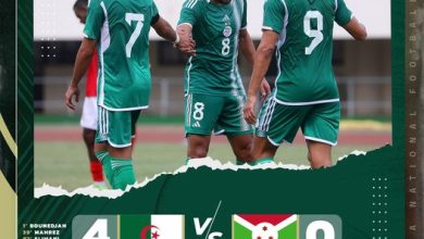 Photo of الجزائر 4 بوروندي 0.. المنتخب الوطني يحقق ثاني انتصار ودي في تربص الطوغو  
