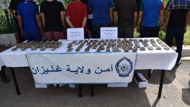 Photo of شرطة غليزان تحجز 14 كلغ “كيف” وتطيح بمروجيها