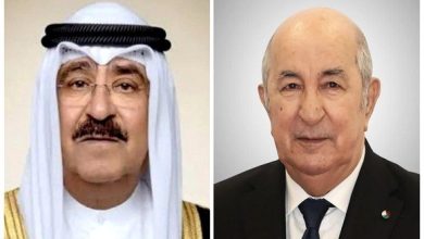 Photo of أمير دولة الكويت يجدد تهانيه لرئيس الجمهورية على انتخابه لعهدة ثانية
