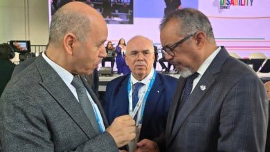 Photo of سايحي يبحث مع المدير العام لمنظمة الصحة العالمية سبل تعزيز التعاون الصحي